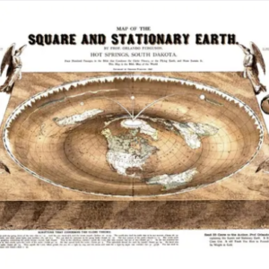 Orlando Ferguson Flat Earth Map (1893)